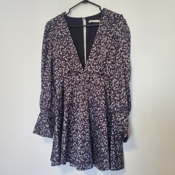 Talulah Embody the Love Black Floral Long Sleeve Dress - Picture 7 of 13